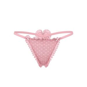 Victoria’s Secret Dream Angels Heart Chiffon String Thong Panty